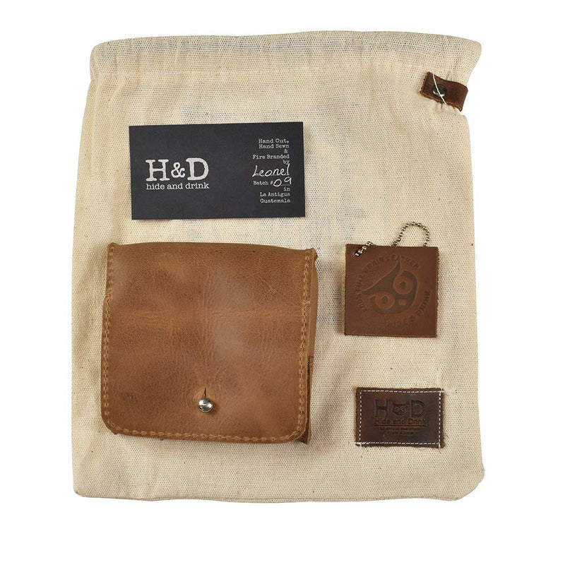 [Australia] - Hide & Drink, Leather Jewelry Pouch, Mini Travel Size Box, Rings & Precious Articles Storage Organizer, Groom & Bridesmaid Wedding Gifts, Handmade :: Single Malt Mahogany 