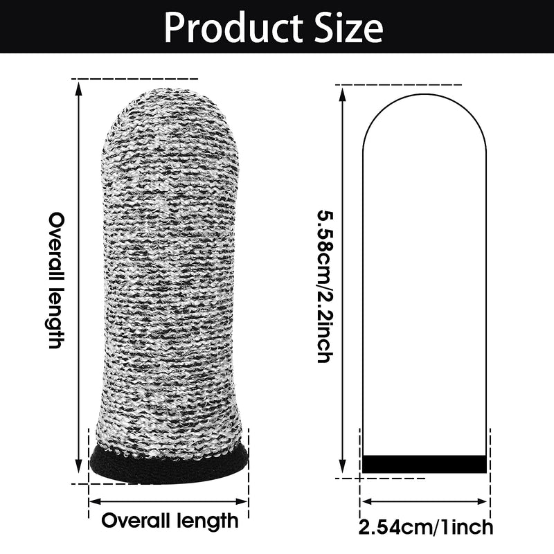 [Australia] - Molain Finger Cots Cut Resistant Protection, 10 Pieces Reusable Finger Thumb for Work,Kitchen,Garden,Sculpture 