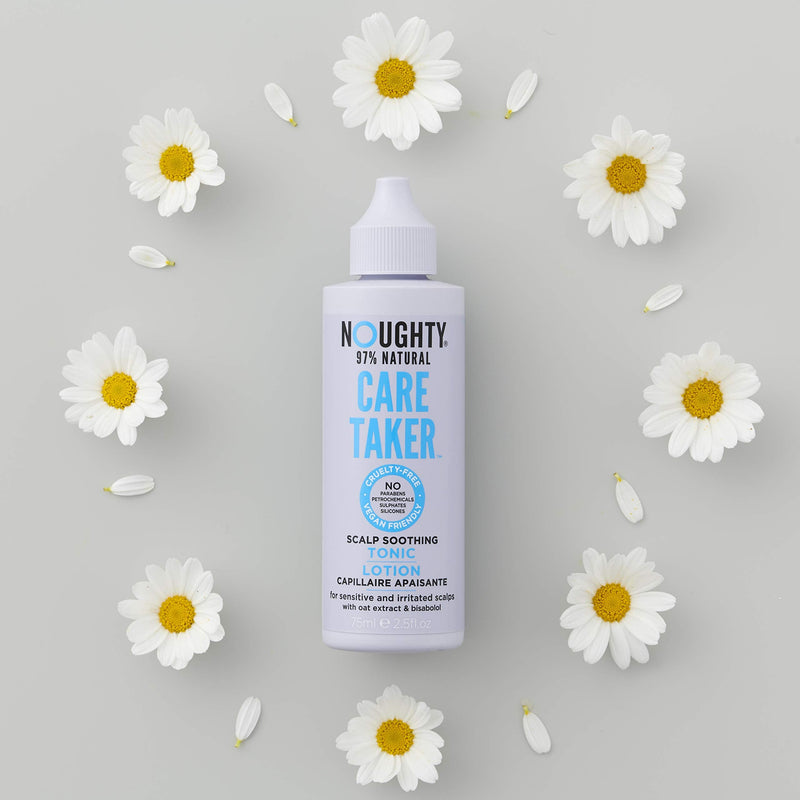 [Australia] - Noughty Care Taker Scalp Soothing Tonic, for Sensitive and Irritated Scalps, Fragrance Free, Gentle on Skin & Hair, Leave In Treatment 97% Natural Sulphate Free Vegan Skin & Haircare (75ml Spray) 