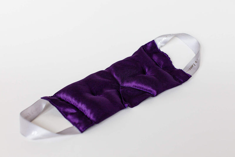 [Australia] - Victoria's Lavender Luxury Aromatherapy Lavender Eye Pillow: Use for Stress Relief, Migraine or Headache Relief, Perfect for Relaxation, Sleep Better Tonight, Hot & Cold Therapy (Colors may vary) 