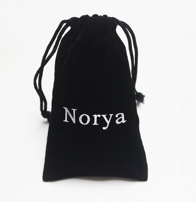 [Australia] - Norya Urn Necklace Bar Pendant Memorial Jewelry - Ashes Keepsake Exquisite Cremation Jewelry(Black) Black 