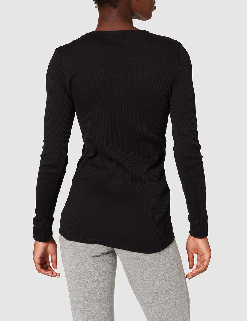 [Australia] - Damart Women's Tee Shirt Manches Longues. Themal Top L Black (Noir 56680-17010) 