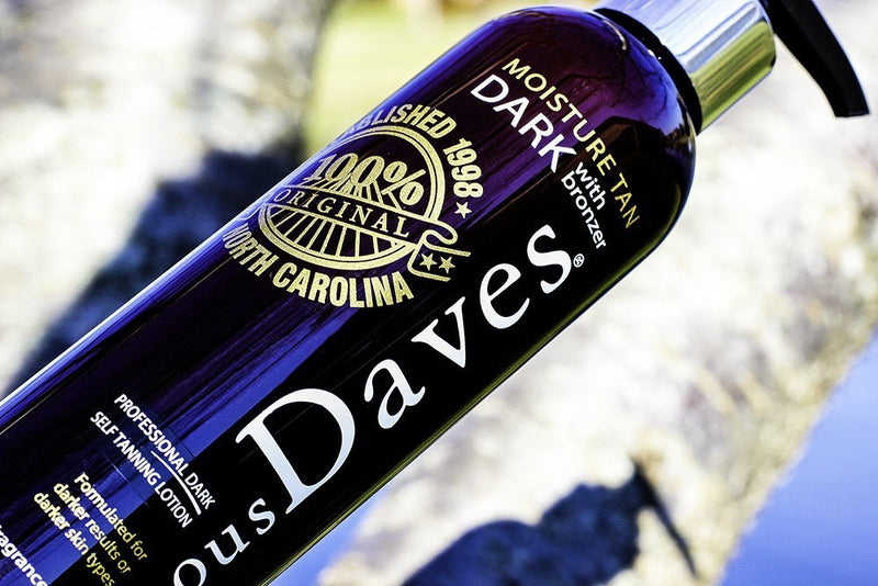 [Australia] - Dave's Dark Self Tanner Sunless Tanning Lotion with Bronzer - For All Skin Types 