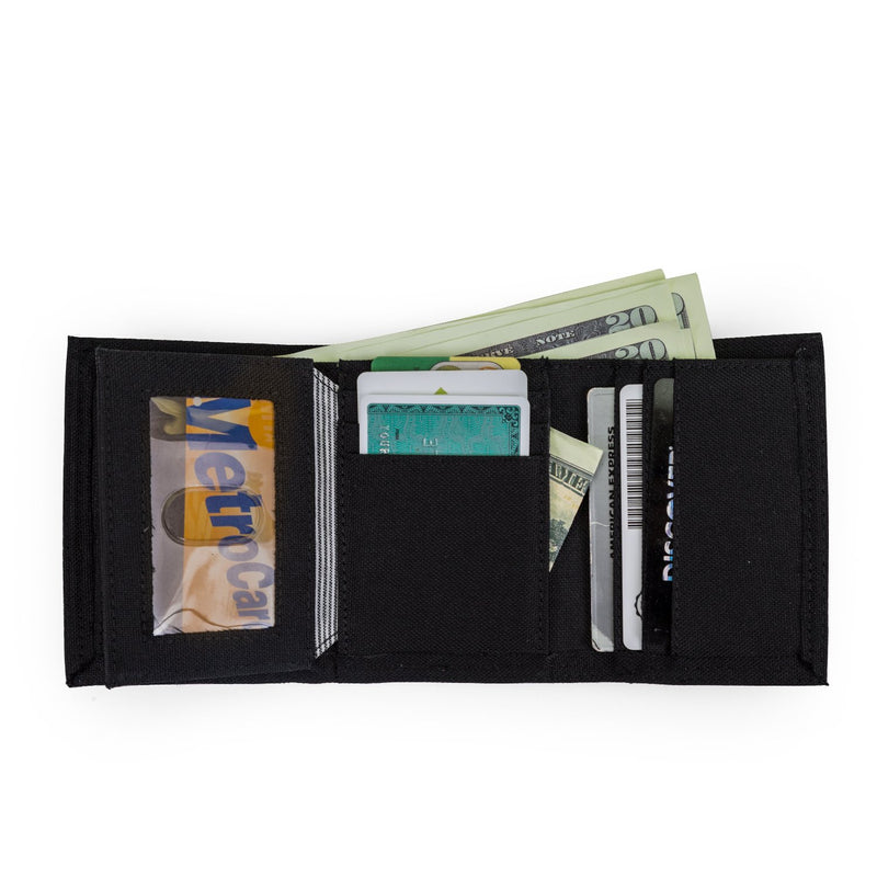 [Australia] - Timberland Men’s Trifold Nylon Wallet One Size Black 