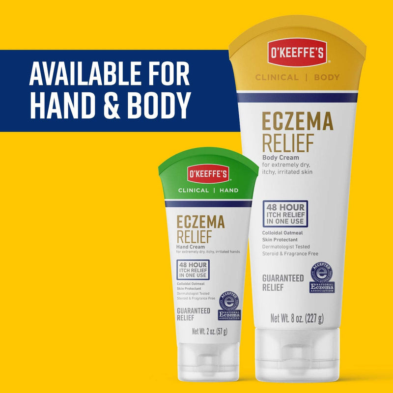 [Australia] - O'Keeffe's Eczema Relief Skin Protectant Body Cream, 8 Ounce Tube 