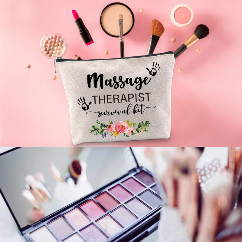 [Australia] - WCGXKO Massage Therapist Makeup Bag Massage Therapist Survival Kit Massage Therapy Graduation Gift 