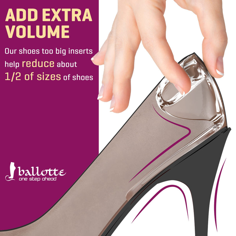[Australia] - Premium Heel Grips for Ladies Shoes [Extra Sticky Heel Pads] Gel Shoe Insoles Great for New Shoes, Heel Protector Adds Volume, and Cushioning, Insoles for Women Shoes 4 Pairs One Size 