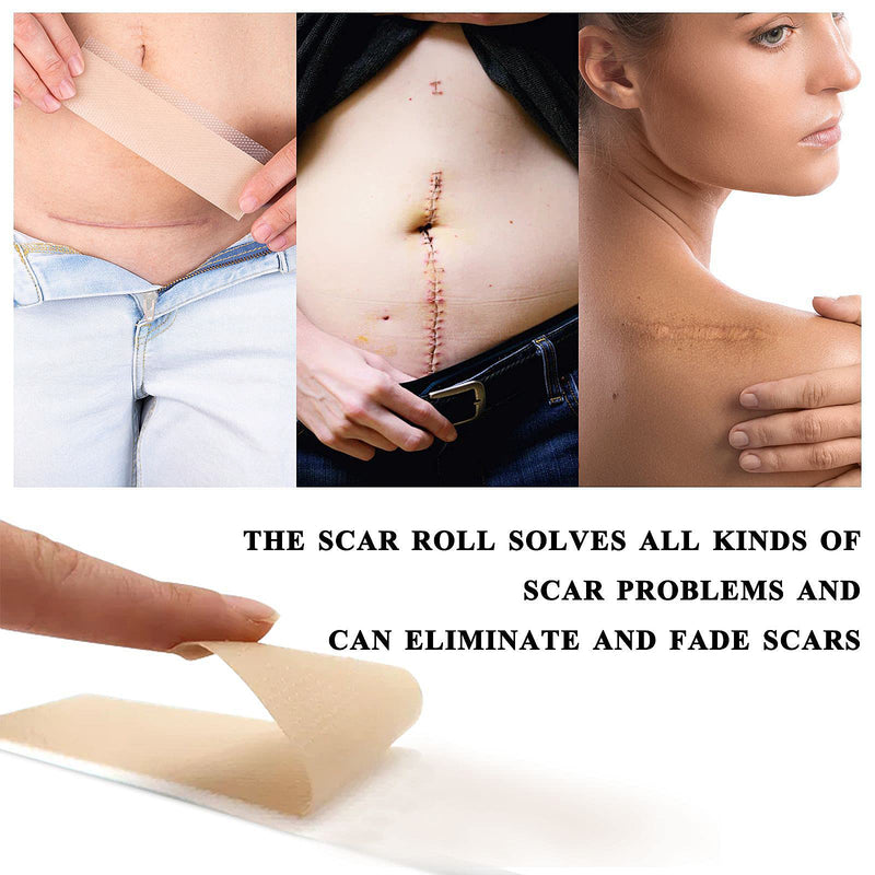 [Australia] - Silicone Scar Sheets, Professional Silicone Scar Removal Sheets, Silicone Easy-Tear Gel Tape Roll for Old & New Scars, Professional Scar Tape 3m 