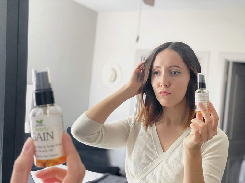 [Australia] - Clearly GAIN, Hair Growth and Thickening Scalp Treatment for Men and Women | 100% Natural Serum with Castor, Jojoba, Clary Sage, Nettle Extract Oils | For Hair Loss, Alopecia, Thinning Hair 60 ml (Pack of 1) 