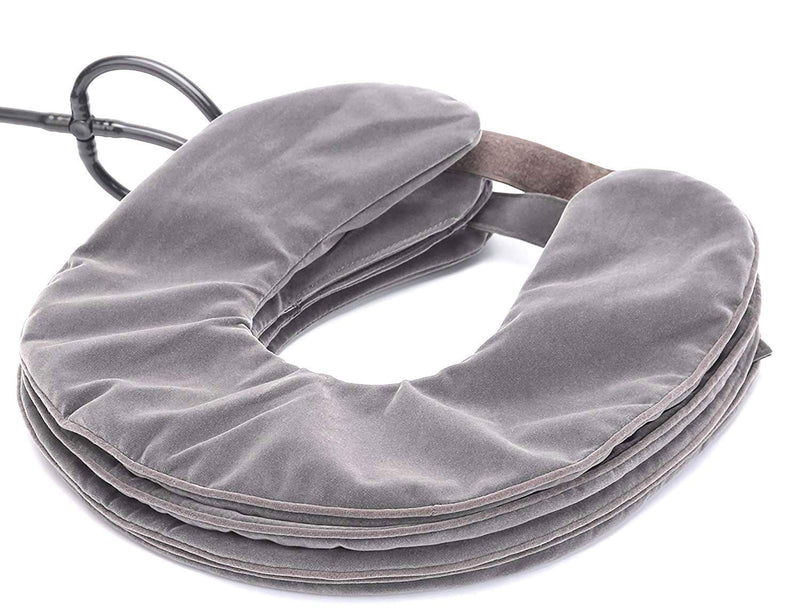 [Australia] - ChiFit Neck Traction - 4 Layer Cervical Neck Traction Device - Neck Massager & Collar - Neck & Shoulder Pain Relief - Cervical Collar for Travel/Home Improved Spine Alignment Grey 