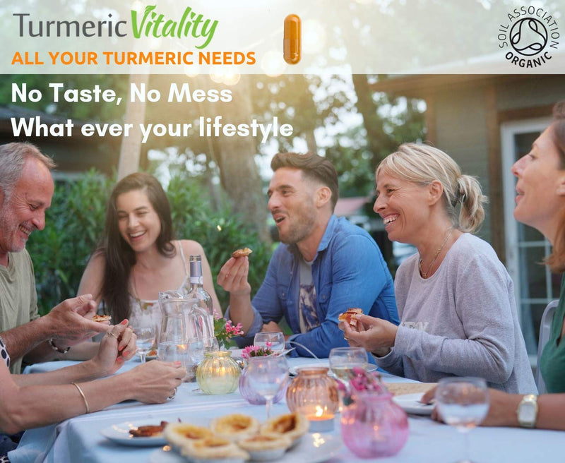 [Australia] - Organic Turmeric Curcumin Capsules 1420mg High Strength Serving with Black Pepper & Ginger for Maximum Absorption of Curcumin | 120 Veg Capsules - Certified Organic Supplement 
