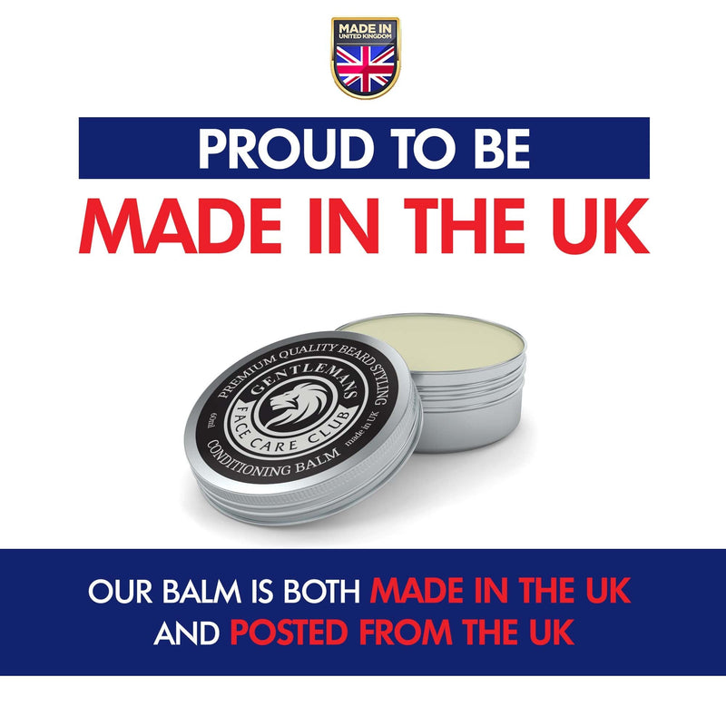 [Australia] - Beard Balm - Premium Quality Conditioning Butter For Creating Beard Styles, Goatees, Sideburns + Moustaches – Extra Large 60ml Tub 