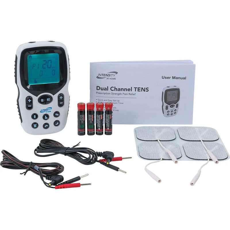 [Australia] - Intensity at Home TENS Unit Muscle Stimulator - Electric Pulse Muscle Stimulator for Back Pain, Neck Pain, Body Pain - Electric Massager for Muscles With Electro Stim 