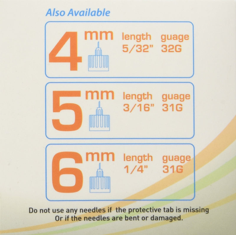 [Australia] - Clever Choice Comfortez Insulin Pen Needles 31g 8mm 100/bx, 100 Count 