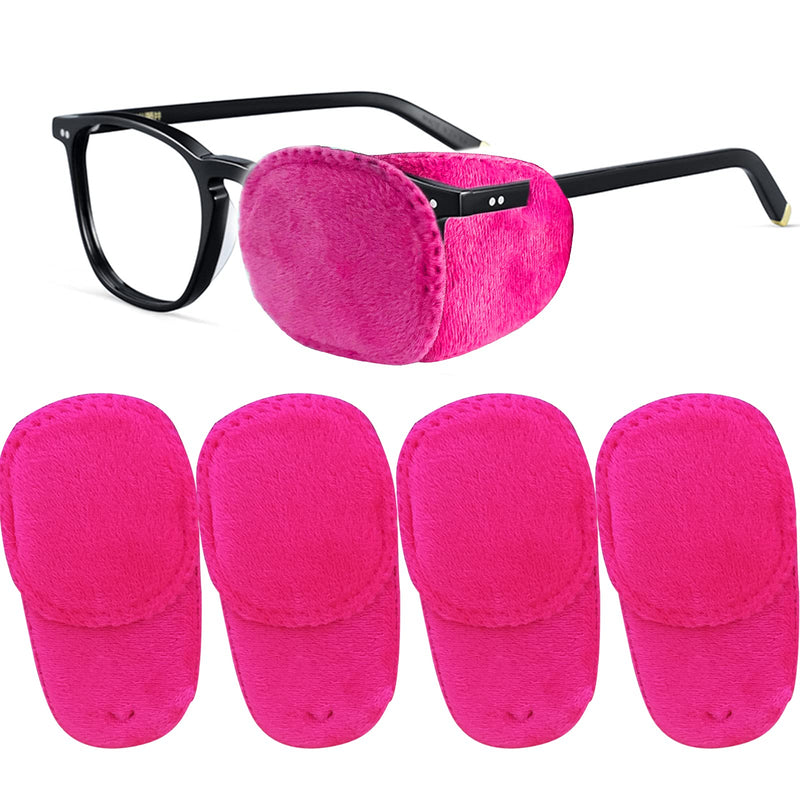 [Australia] - 4PCS Eye Patches for Kids, Super Soft Eye Patch for Glasses, Medical Patches Treat Lazy Eye Patches, Amblyopia Strabismus Eye Patch for Kids (Pink) Pink 