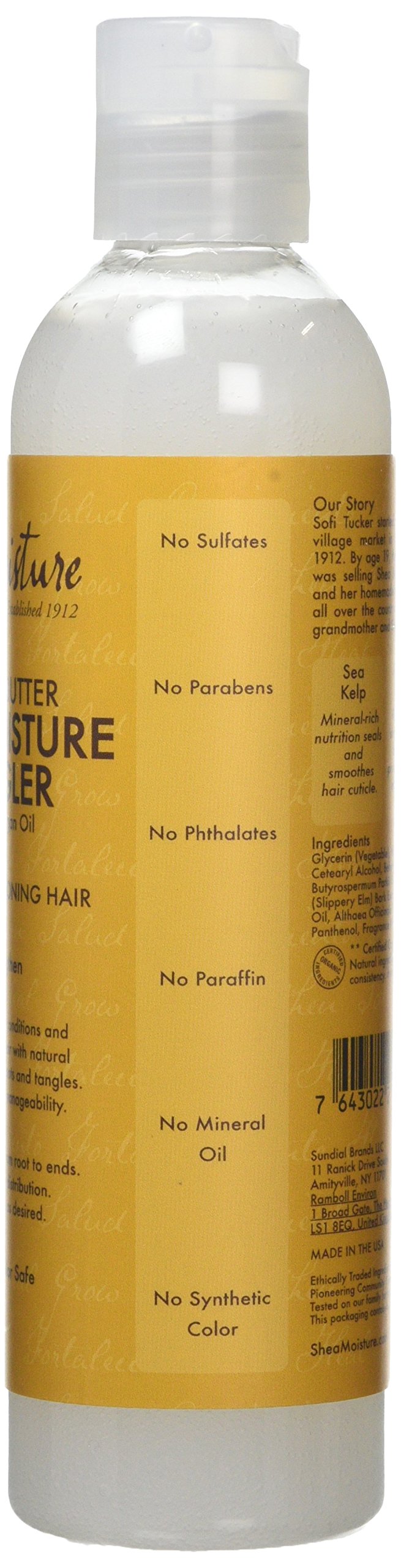 [Australia] - SheaMoisture Raw Shea Butter silicone and sulphate free hair detangler Extra Moisture Detangler for damaged, transitioning hair 237 ml 