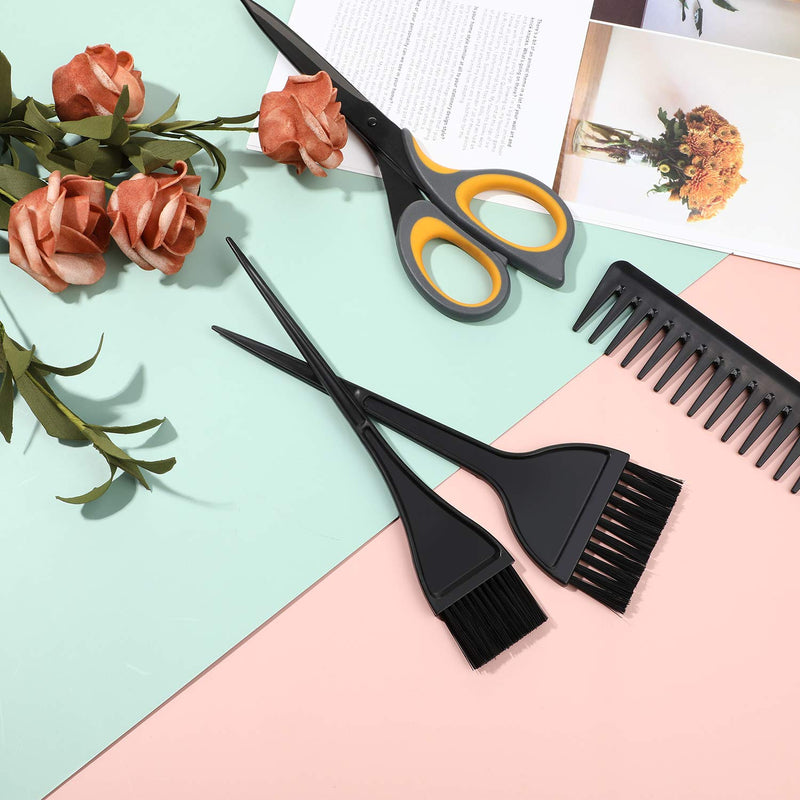 [Australia] - 2 Pieces Hair Coloring Brush Hair Dye Tools Set for DIY Hair Coloring Salon Hair Dyeing 