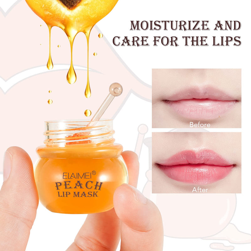 [Australia] - Moulis Lip Sleeping Mask, Cherry Lip Scrub, Lip Mask and Lip Exfoliator with Double Effect, Moisturizing Repairing Lip Mask, Effectively Moisturizes, Repairs Dry Lips, Lip Treatment, 10 g (Pack of 1) 