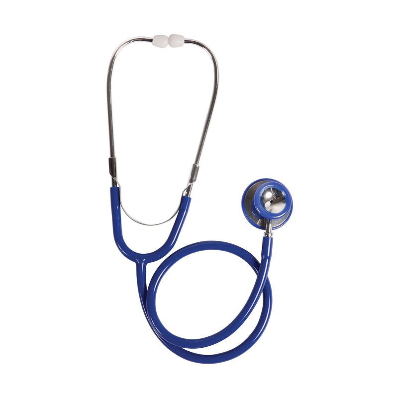 [Australia] - MABIS Stethoscope, Lightweight, Adult, Dual Head for Intake and General Examination with Large Diaphragm for High Frequencies or the Bell for Low Frequencies, 22 Inch Y Tubing, Blue 