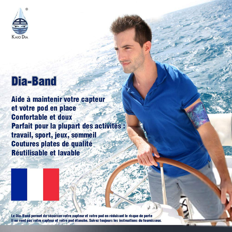[Australia] - Dia-Band, Armband for CGM Freestyle Libre, Medtronic, Dexcom or Omnipod - Comfortable and Reusable Diabetic Armband for Glucose Sensor. (S (25-28 cm)) S ( 25-28 cm) 
