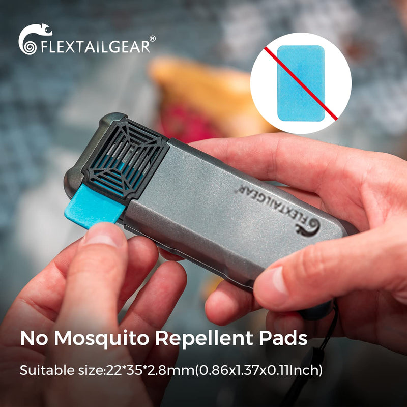 [Australia] - FLEXTAILGEAR Mosquito Repellent with 9600mAh Rechargeable Battery for Outdoors,Camping,Backpacker (No Mosquito Repellent Pads) Green 