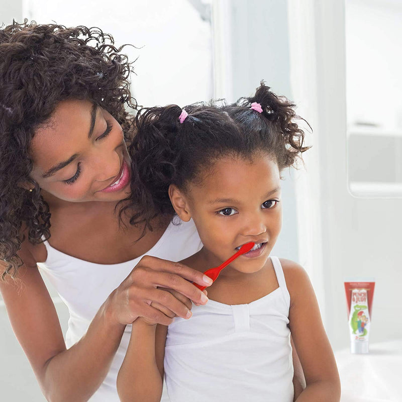 [Australia] - Punch & Judy Kids Toothpaste - Simply Strawberry Flavour, 3+ Years, Fluoride, Sugar Free (3 x 50ml) 79 g (Pack of 3) 