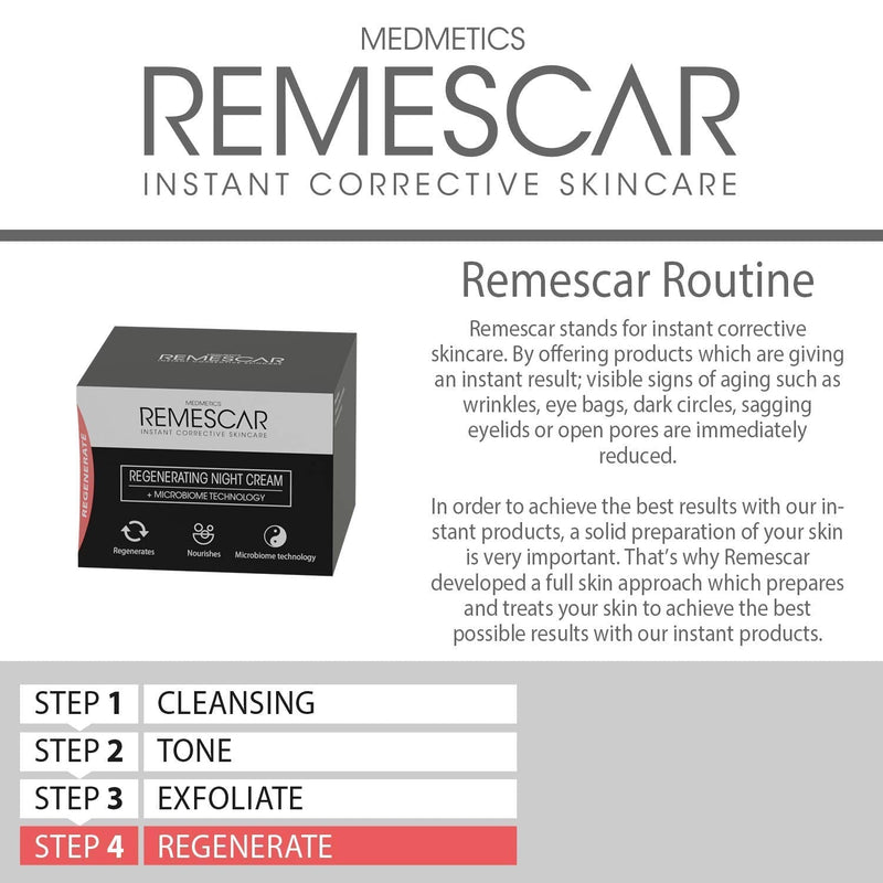 [Australia] - Remescar Regenerating Night Cream - Nourishes Skin for a Luminous and Fresh Appearance - Improves Skin Regeneration while Sleeping - Microbiome Technology to Restore Skin Balance 