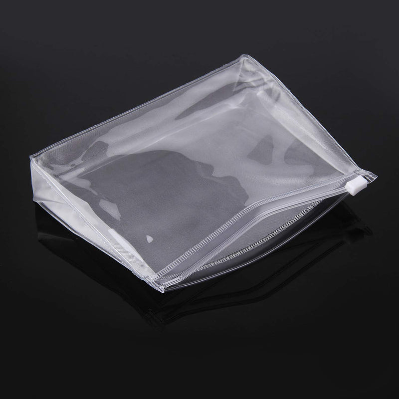 [Australia] - sansheng 20 PCS Mini Small PVC Transparent Plastic Cosmetic Organizer Bag Pouch With Zipper Closure for Vacation Travel, Bathroom and Organizing Waterproof Makeup Bag 