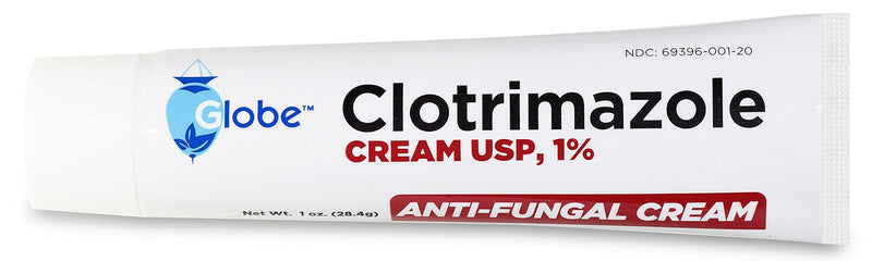 [Australia] - Globe Clotrimazole Antifungal Cream 1% (1 oz) | Relieves The itching, Burning, Cracking and Scaling associated with fungal infections | (10- Pack) 