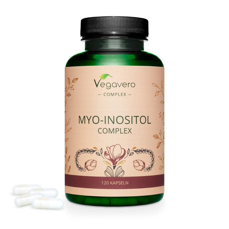 [Australia] - Myo-Inositol D-Chiro-Inositol Complex Vegavero� | with Resveratrol, Coenzyme Q10, Zinc, Vitamin B6 & Folic Acid (Quatrefolic�) | PCOS Supplement | NO Additives | 120 Capsules | Vegan 