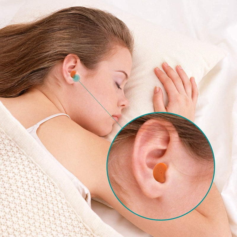[Australia] - 100 Pairs Earplugs for Noise Cancelling Ultra Soft Foam Ear Plugs for Sleeping Snoring Noise Cancel Reusable Earplugs 