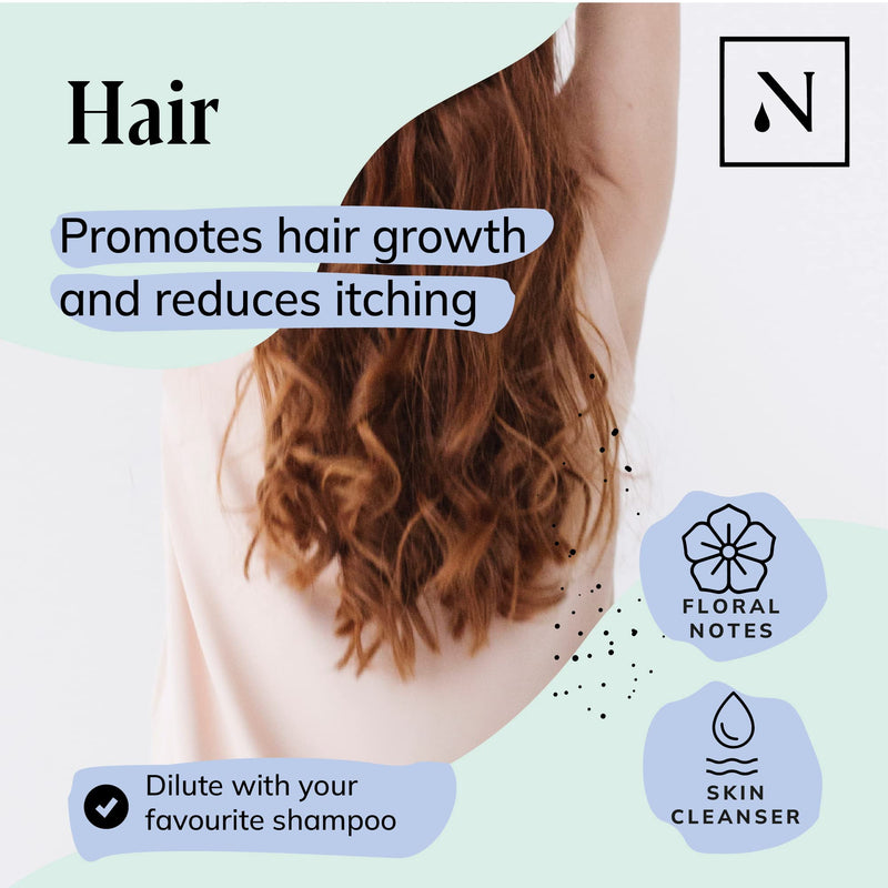 [Australia] - Nikura | Clary Sage Essential Oil - 50ml - 100% Pure, Natural and Vegan, for Stress Relief and Hair Growth | Aromatherapy, Diffusers 