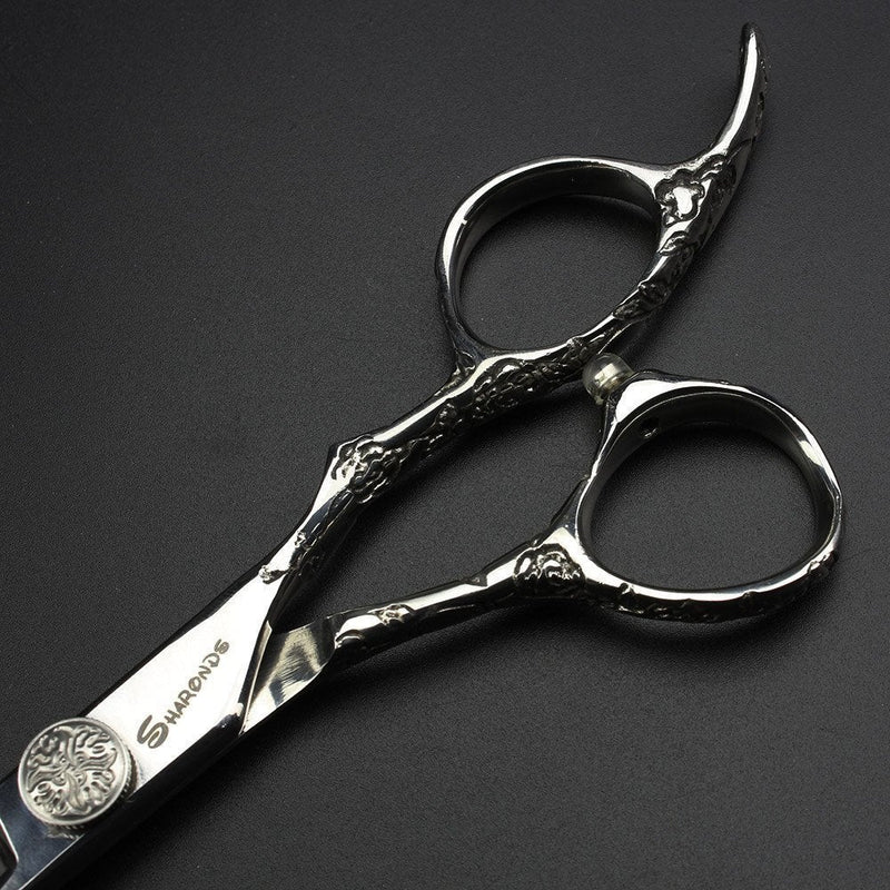 [Australia] - Hair Scissors 6 inch hairdresser professional haircut cutting and dilution hair 440c stainless steel (Cutting Scissors) Cutting Scissors 