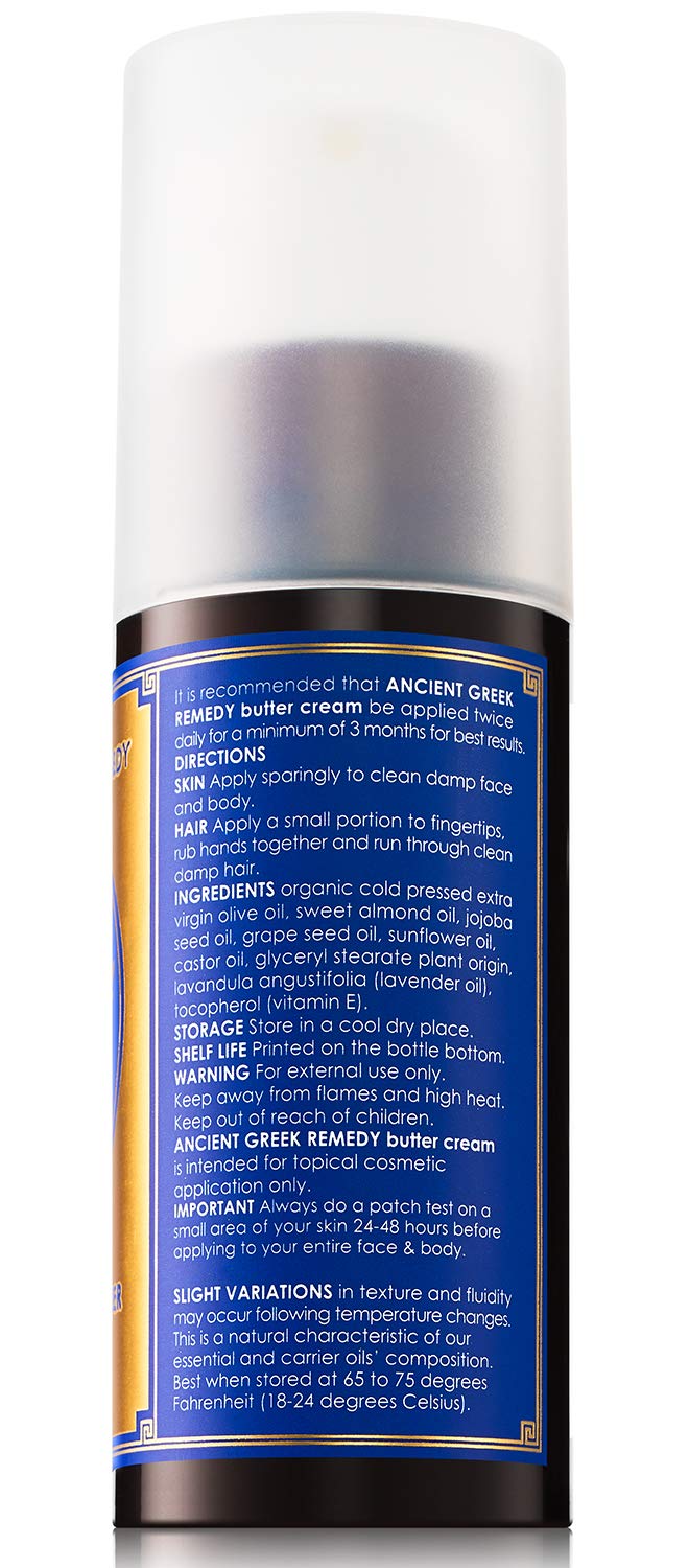 [Australia] - Organic Facial and Body butter Cream. Made of Almond, Olive, Castor, Vitamin E, Lavender oil. Anti Aging lotion for Face, Skin, Hair, Dry Hands, Cuticle. Day and Night Moisturizer for Men and Women 
