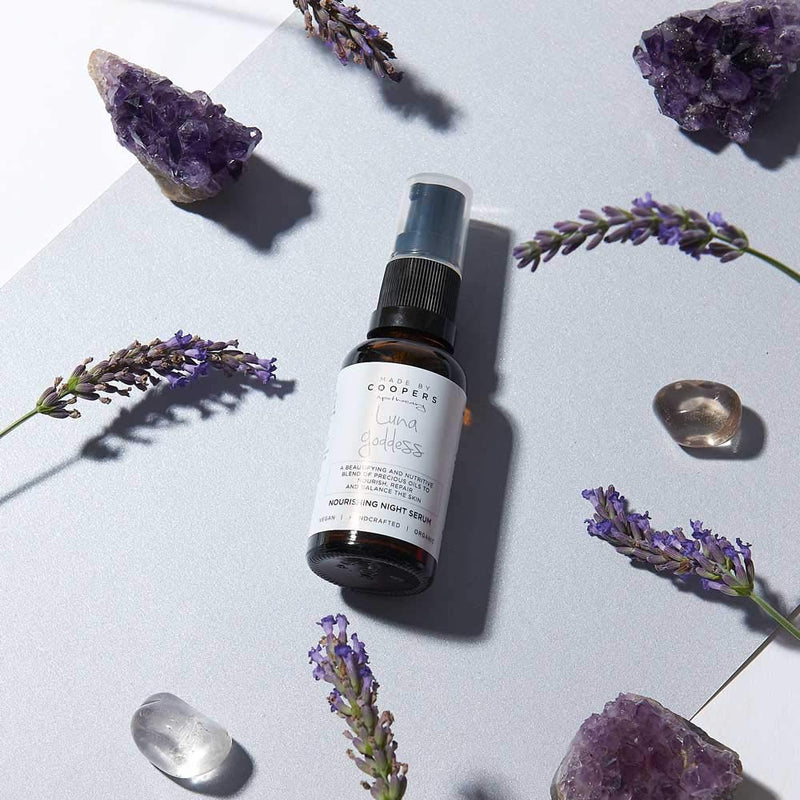 [Australia] - Made By Coopers Luna Goddess Night Serum, All Natural, Vegan, Bio-active Plant Oils, Anti-Aging Moisturiser (30ml) 