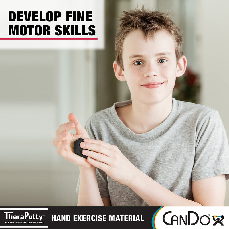 [Australia] - CanDo Theraputty Plus Hand Exercise Putty for Rehabilitation, Exercises, Hand Thearpy, Occupational Therapy, Hand Strengthening, Improve Motor Skills, Stress Relief 2-ounce X-FIRM 