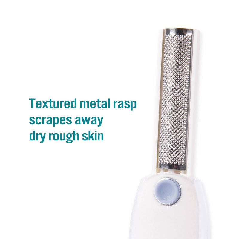 [Australia] - TRIM Foot Callus Shaver & Rasp with Sliding Cover – 2-in-1 Foot Care Tool – Features Slide & Lock Mechanism – Safely Conceals and Protects the End Not in Use – Keeps Your Feet Beautiful and Smooth Foot Rasp & Callus Shaver 