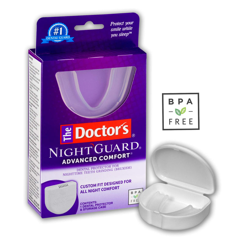 [Australia] - The Doctor’s NightGuard for Teeth Grinding, Custom-Fit Dental Guard for Nighttime 6x5x4 Inch (Pack of 1) 