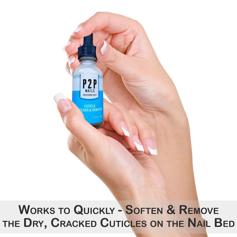 [Australia] - P2P Cuticle Softener & Remover - Professional Pedicure & Manicure Nail Cuticle Repair Care Treatment - Instantly Removes Dead Skin 