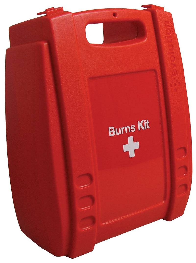 [Australia] - Safety First Aid Group Evolution Burn Stop Burns Kit, Medium - 30 x 23 x 12 cm with First Aid for Burns A2 Poster, Laminated 