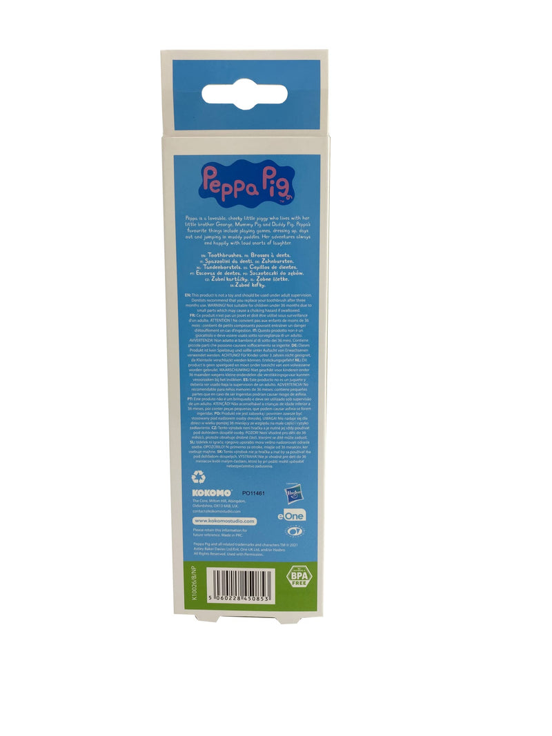 [Australia] - PEPPA PIG Toothbrush Twin ,2 Count ( Pack of 1) 