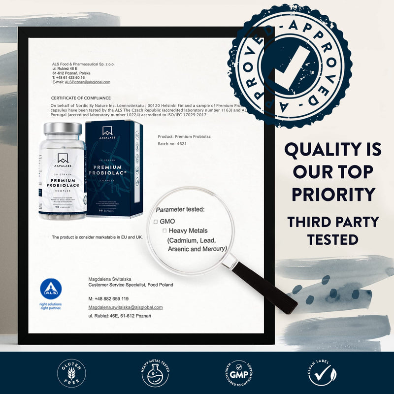 [Australia] - Bio Cultures Complex [ 120 Billion CFU ] 30x Bacterial Strains incl. Lactobacillus Acidophilus & Bifidobacterium per Serving - 90 Capsules - 3rd Party Tested 