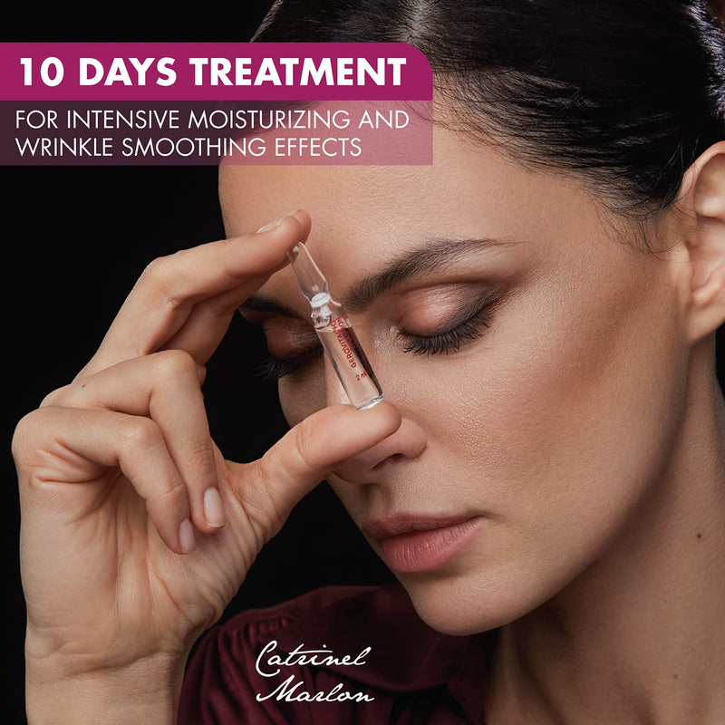 [Australia] - Gerovital H3 Evolution, Anti-wrinkle face ampoules for intensive hydration, with 5% hyaluronic acid, for all skin types, 20 ml x 10 vials 