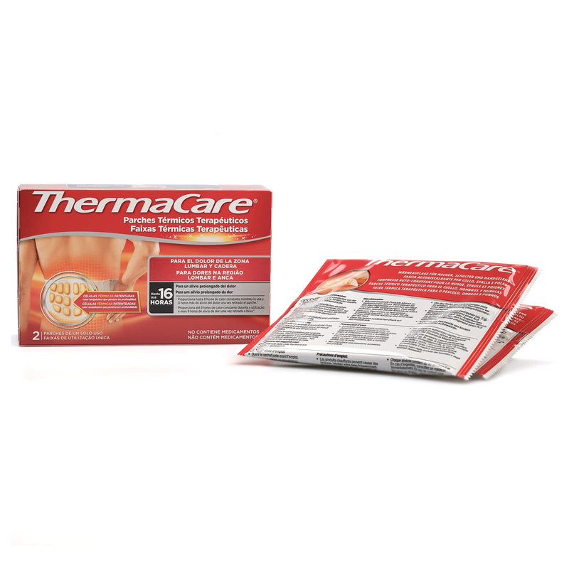 [Australia] - THERMACARE Thermal Thermal Patch - 2 Patches - for Lower Back and Hip Pain - Prolonged Pain Relief Up to 16 Hours - Drug Free 2 Unidad 