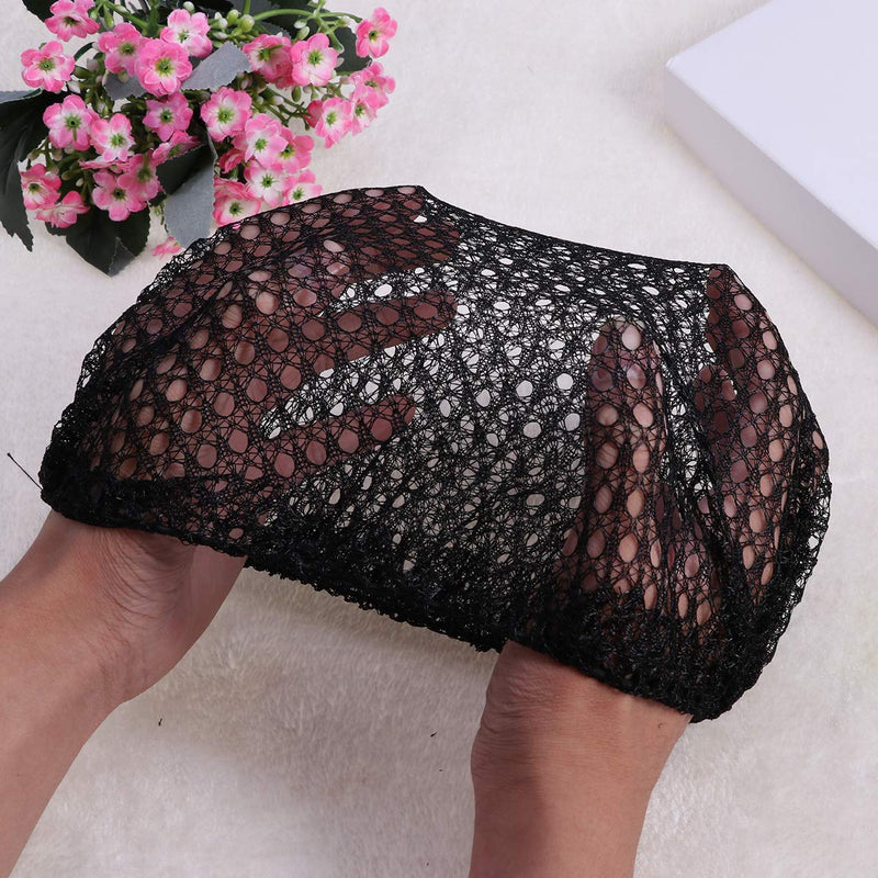 [Australia] - Frcolor 12pcs Disposable Mesh hair net Caps for Cosmetics Kitchen Cooking Home Industries Hospital 