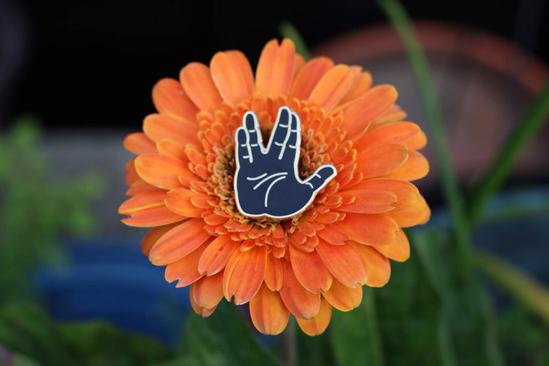 [Australia] - Live Long & Prosper Emoji Enamel Pin - Fan Made Star Trek Pin 