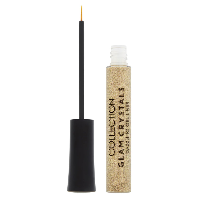 [Australia] - Collection Cosmetics Glam Crystals Gel Liner, Quick-Drying Formula, 6ml, Funk Gold 
