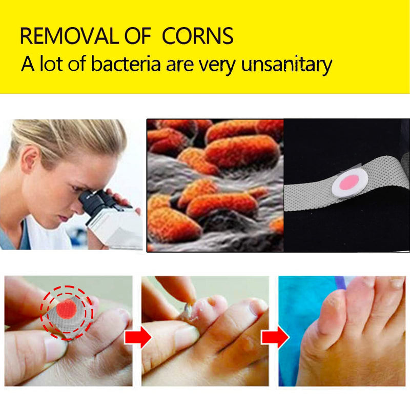 [Australia] - 35x Corn Removers Pads, Salicylic Acid Corn & Callus Removal Treatment, Strengthen Corn Removal Cushion Suitable for All Foot Types White 