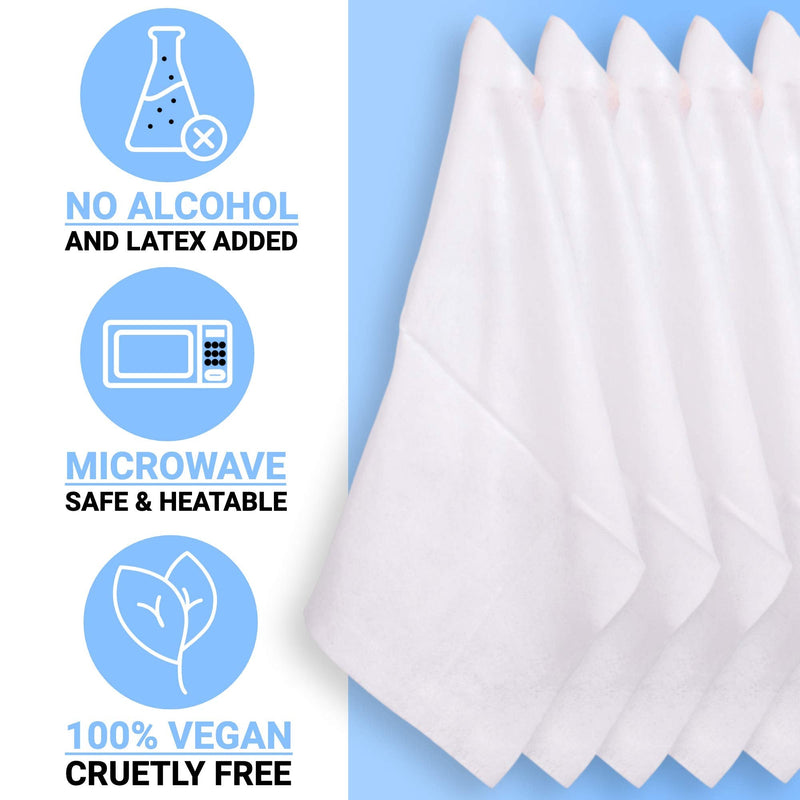 [Australia] - Luxury Body Wipes for Adults and Elderly - No Water Bathing and Cleansing Wipes | Microwavable Bath and Shower Wipes (60 Pack) 