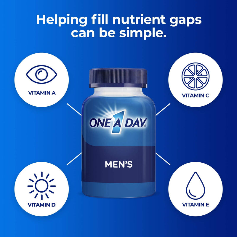 [Australia] - One A Day Men’s Multivitamin Gummies, Supplement with Vitamin A, Vitamin C, Vitamin D, Vitmain E, Calcium & more, 170 Count 